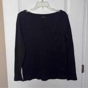 Women’s GAP Classic Black Long Sleeve Tee Size: L